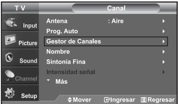 SAMSUNG LN-S2652D - Para configurar los canales favoritos - 6