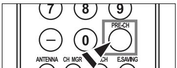 SAMSUNG LN-S2652D - Using the PRE-CH Button to select the Previous Channel - 1
