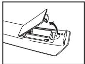 SAMSUNG LN-S2652D - Installing Batteries in the Remote Control - 1