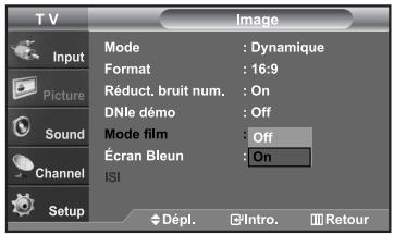 SAMSUNG LN-S2652D - Réglage du mode d'écran bleu - 4