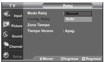 SAMSUNG LN-S2652D - Configuración del Reloj - 4