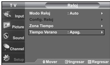 SAMSUNG LN-S2652D - Opción 2: Ajuste automático del reloj - 6
