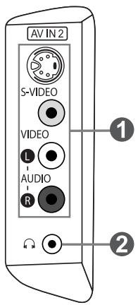 SAMSUNG LN-S2652D - Tomas del panel lateral (LN-S3251D/LN-S3252D/LN-S4051D/LN-S4052D) - 1