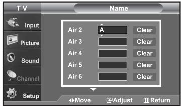 SAMSUNG LN-S2652D - Viewing the Channel Lists - 7