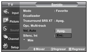 SAMSUNG LN-S2652D - Control automático de volumen - 2