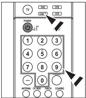 SAMSUNG LN-S2652D - Setting Up the Remote to Operate Your VCR - 1