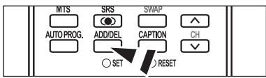SAMSUNG LN-S2652D - Configuración del Gestor de Canales - 7