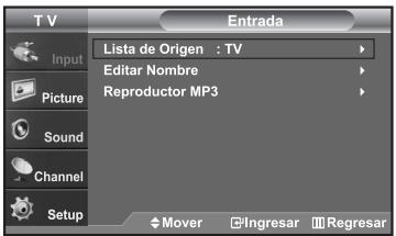 SAMSUNG LN-S2652D - Para seleccionar la fuente (dependiendo del modelo) - 1