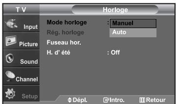 SAMSUNG LN-S2652D - Régler l'horloge - 4