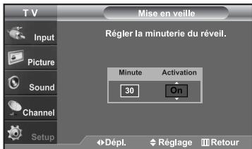SAMSUNG LN-S2652D - Paramétrer le minuteur - 3