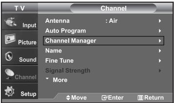 SAMSUNG LN-S2652D - To set-up Your Favorite Channels - 6