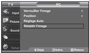 SAMSUNG LN-S2652D - Initialiser la position de l'écran et les paramètres des couleurs - 1