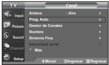 SAMSUNG LN-S2652D - Almacenamiento de los canales en la memoria (método automático) - 1
