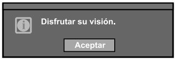 Disfrutar su visión. Aceptar