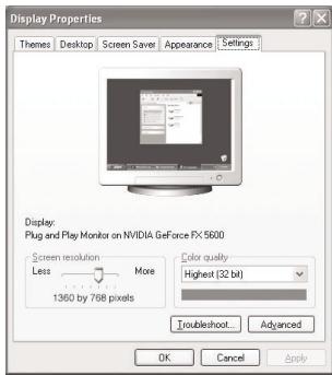 SAMSUNG LN-S3241D - Configuration de votre logiciel PC (basée sur Windows XP) - 1