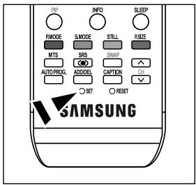 PBP INFO SLEEP RMODE SMODE STILL RSIZE MTS BRS WW AUTO.PROG ADDISE CAPTIN QR SET RESET SAMSUNG