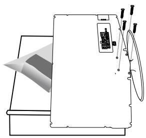 SAMSUNG LN-S3241D - Disconnecting the Stand - 1
