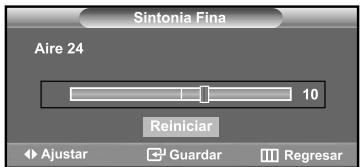 Sintonia Fina Aire 24 10 Reiniciar Ajustar Guardar Regresar
