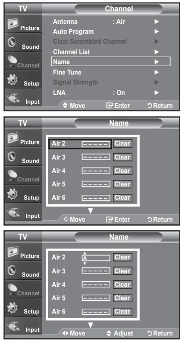 SAMSUNG LN-T1954H - Labeling Channels - 1