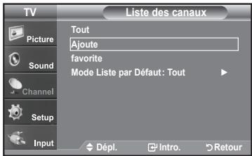 SAMSUNG LN-T1954H - Suppression des canaux brouillés - canaux numériques - 10