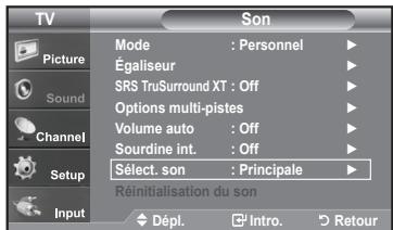 SAMSUNG LN-T1954H - Activation du son de l'image (ISI) seconde - 1