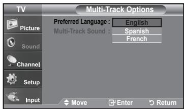 SAMSUNG LN-T1954H - Preferred Language - 3