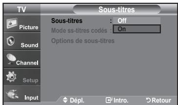 SAMSUNG LN-T1954H - Affichage des sous-titres (messages/texte à l'écran) – Analogique - 7