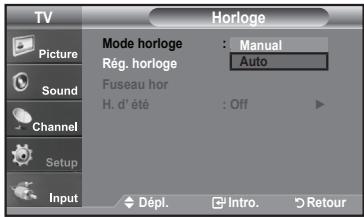 SAMSUNG LN-T1954H - Option 2: Réglage Automatiquement de l'horloge - 3