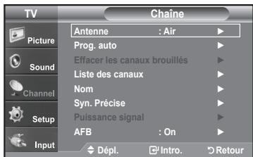 SAMSUNG LN-T1954H - Sélection de la source du signal video - 1