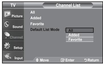 SAMSUNG LN-T1954H - Using the Channel Lists - 2