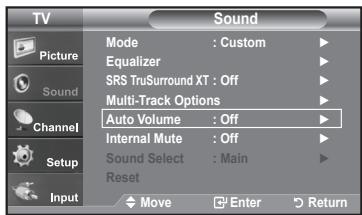 SAMSUNG LN-T1954H - Automatic Volume Control - 1