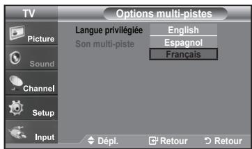 SAMSUNG LN-T1954H - Langue privilégée - 3