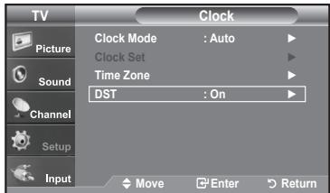 SAMSUNG LN-T1954H - Option 2: Setting the Clock Automatically - 6