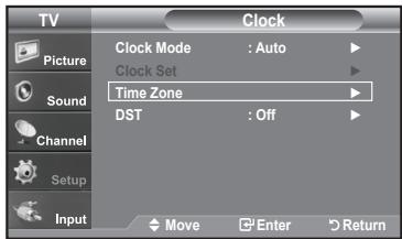 SAMSUNG LN-T1954H - Option 2: Setting the Clock Automatically - 4