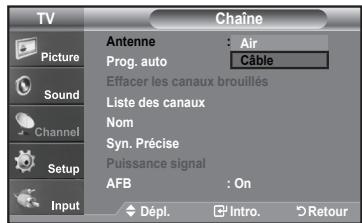SAMSUNG LN-T1954H - Sélection de l'antenne - 5
