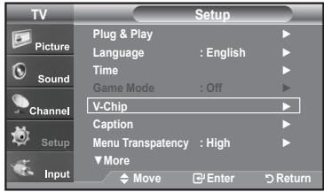SAMSUNG LN-T1954H - How to Set up Restrictions Using the 'Canadian French' - 1