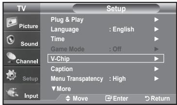 SAMSUNG LN-T1954H - Setting Up Your Personal ID Number (PIN) - 1
