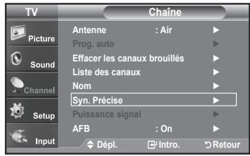 SAMSUNG LN-T1954H - Syntonisation fine des chaînes analogiques - 1