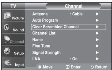 SAMSUNG LN-T1954H - Clearing Scrambled Channels - Digital - 1
