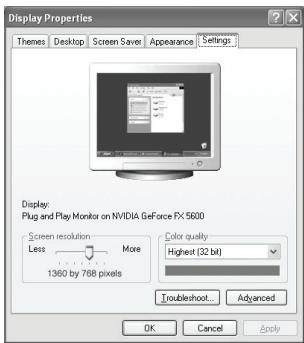 SAMSUNG LN-T1954H - Setting Up Your PC Software (Based on Windows XP) - 1
