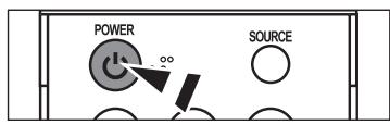 SAMSUNG LN-T1954H - Turning the TV On and Off - 1
