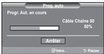 SAMSUNG LN-T1954H - Enregistrement des canal dans la mémoire (methode automatique) - 4