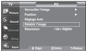 SAMSUNG LN-T1954H - Initialiser la position de l'écran et les paramètres des couleurs - 1