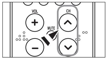SAMSUNG LN-T1954H - Appuyez sur la touche PRE-CH pour selectionner la chaine précédente. - 1