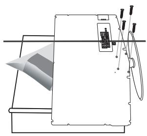 SAMSUNG LN-T1954H - Disconnecting the Stand - 1