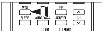 SAMSUNG LN-T3242H - Mode audio multipistes - 3