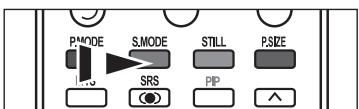PMODE S.MODE STILL P.SIZE SRS PIP