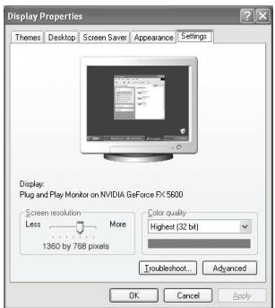 SAMSUNG LN-T3242H - Configuration de votre logiciel PC (basée surWindows XP) - 1