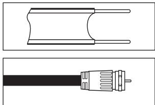 SAMSUNG LN-T3242H - Connexion d'antennes VHF et UHF - 1