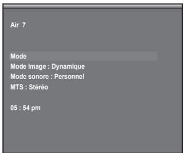 Air 7 Mode Mode image : Dynamique Mode sonore : Personnel MTS : Stéréo 05 : 54 pm